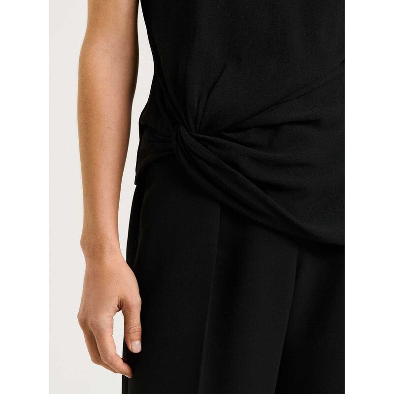 Veronika Maine Twist Front Knit Top image number 6